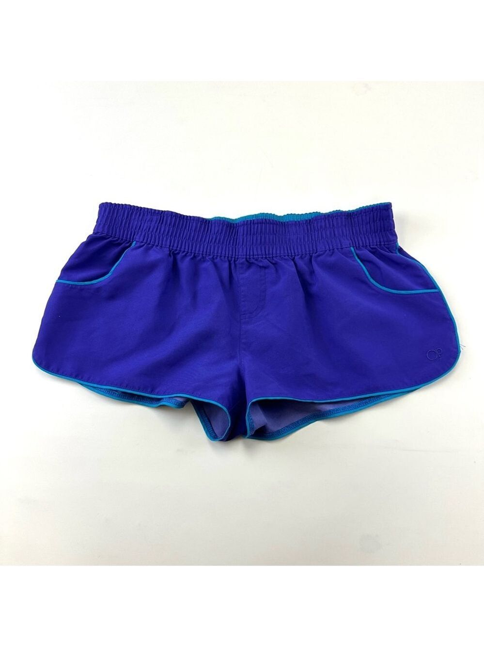 OP Ocean Pacific retro pull on sport short Size 11-13 indigo blue purple
